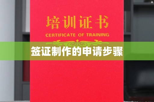 玉州签证制作的申请步骤