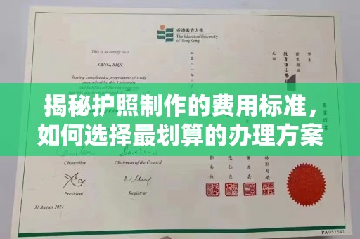 玉州揭秘护照制作的费用标准，如何选择最划算的办理方案？