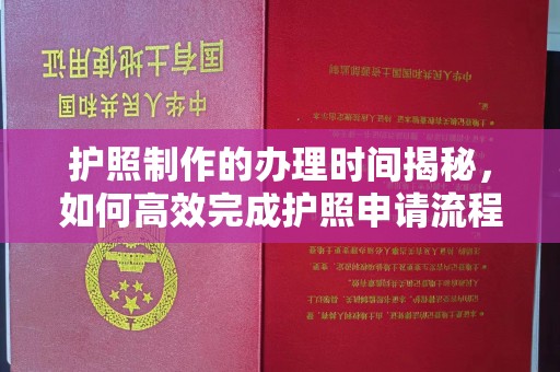 玉州护照制作的办理时间揭秘，如何高效完成护照申请流程