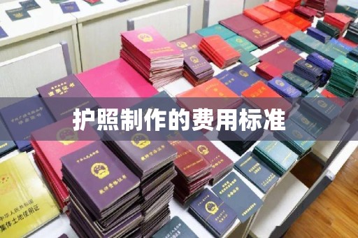 玉州护照制作的费用标准