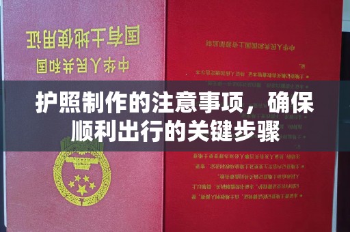 玉州护照制作的注意事项，确保顺利出行的关键步骤